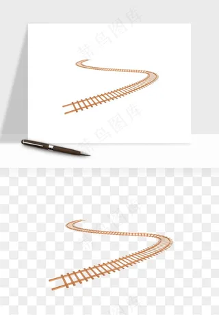 铁路轨道png免抠