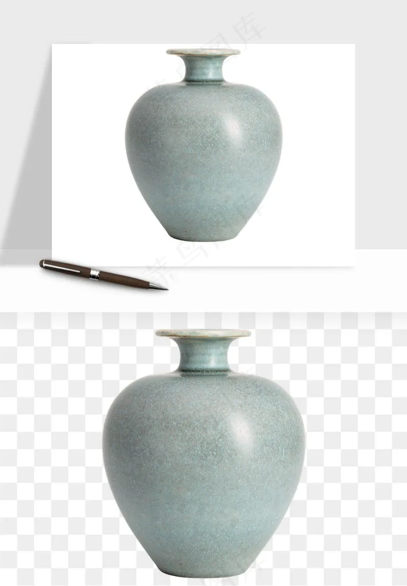 花瓶摆件陶瓷png免抠