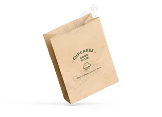 牛皮纸袋食品包装袋外卖打包袋样机-06