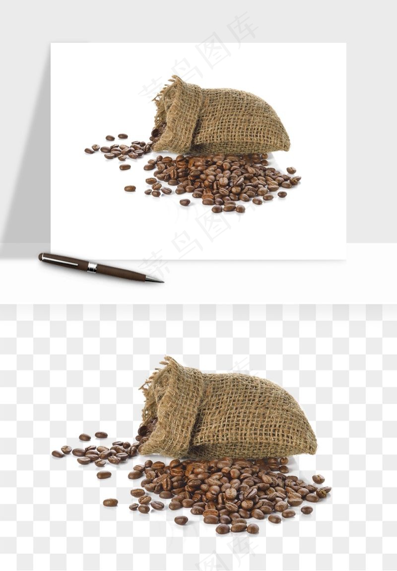 咖啡豆png免抠