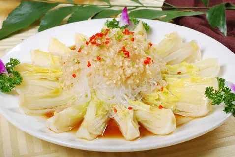 蒜茸粉丝蒸娃娃菜