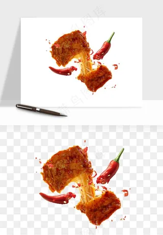 实物烧烤烤肉美食png免抠