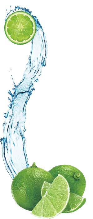 青柠素材  柠檬 水波