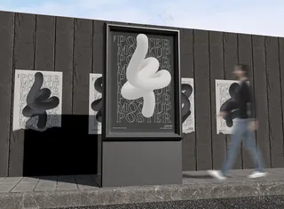 户外广告牌海报样机-16