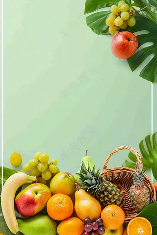 农林蔬果生鲜店水果店蔬菜店背景