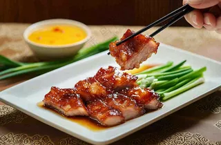 美味广式叉烧美食摄影图