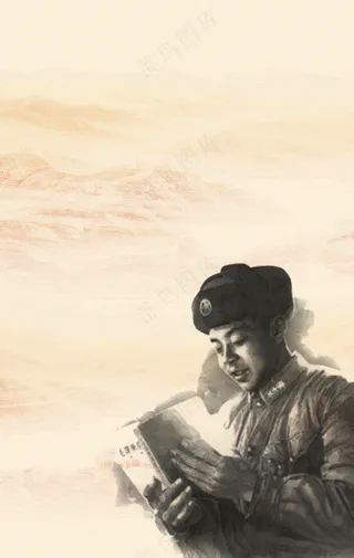 雷锋纪念日节日庆祝海报背景