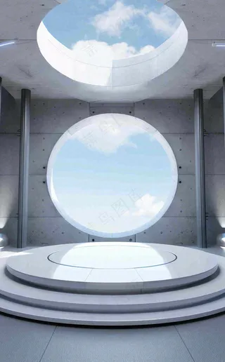 数码科技线光几何背景