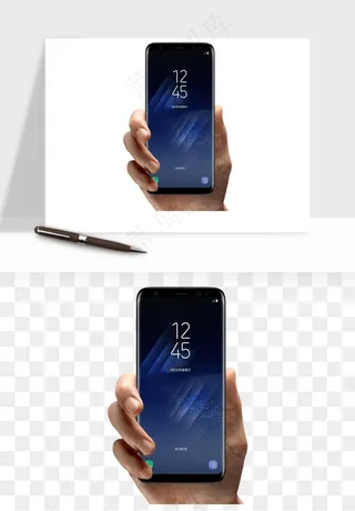 手拿手机素材png免抠