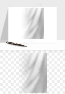 阴影植物窗户投影免抠元素