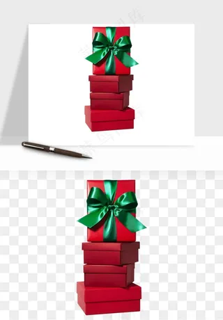 礼盒礼物png免抠