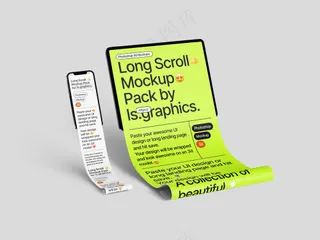 褶皱手机电脑长屏样机-36