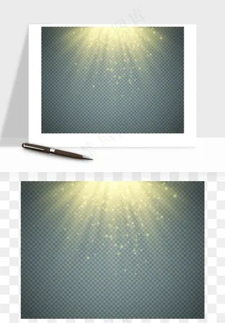 白光点光星光光效矢量png免抠