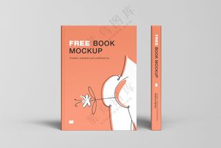 15硬壳书籍书本画册封面样机