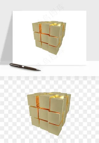 游戏魔方玩具png免抠