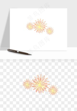 卡通烟花烟火礼花png免抠
