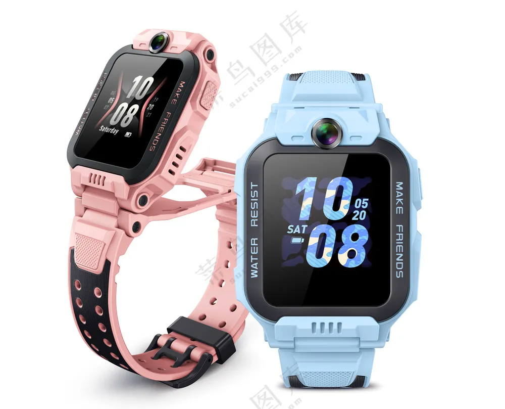 小天才儿童电话手表远程定位Z6A渲染图