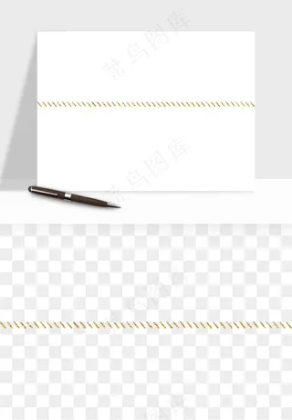 金色植物花环边框png免抠