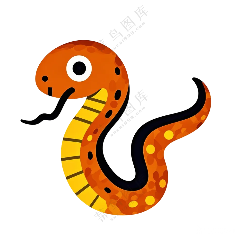 卡通蛇形象