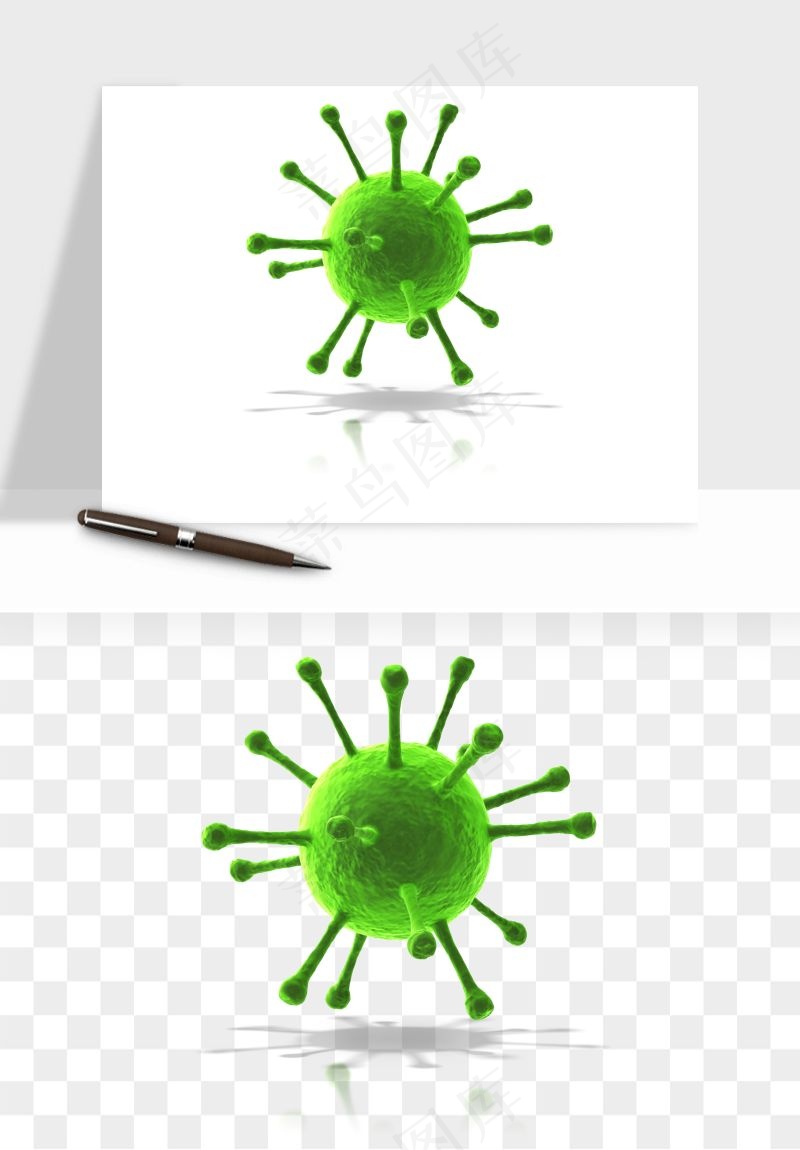 病毒细菌癌细胞png免抠