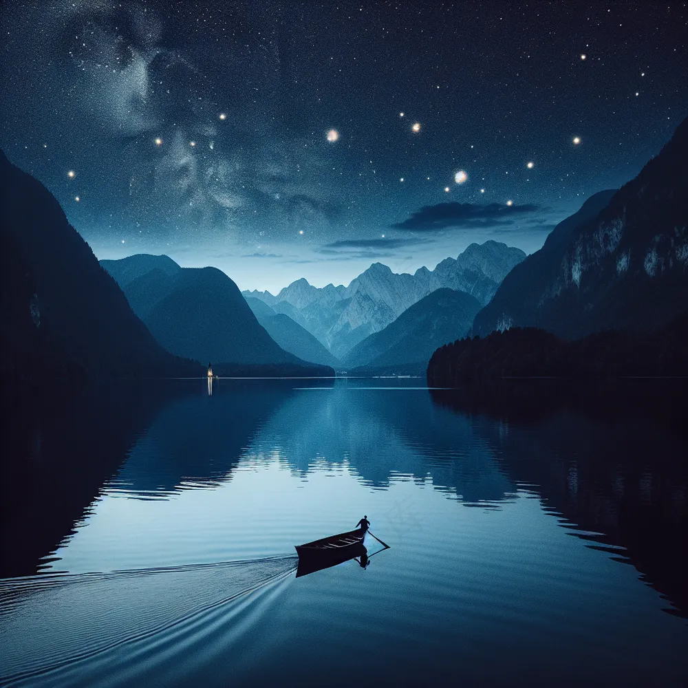 静谧的夜空