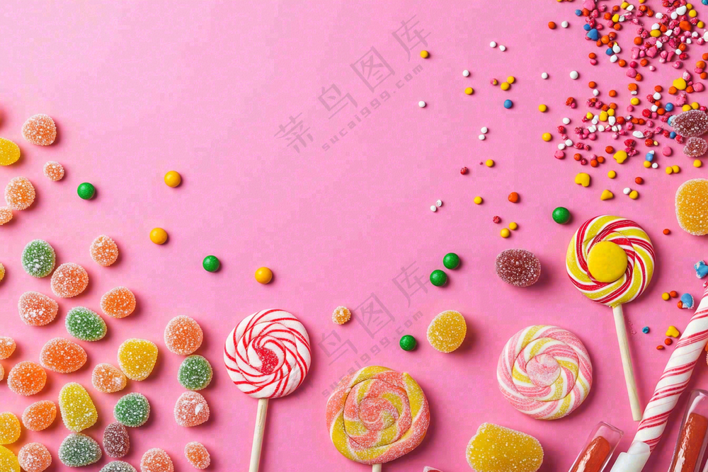 美味的糖果甜蜜摄影图