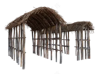 png免抠古代木构临时建筑