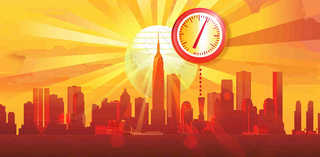 高温预警通知公告背景