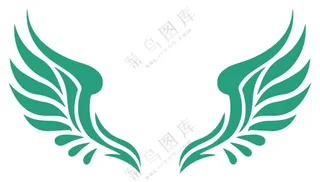 翅膀矢量图形