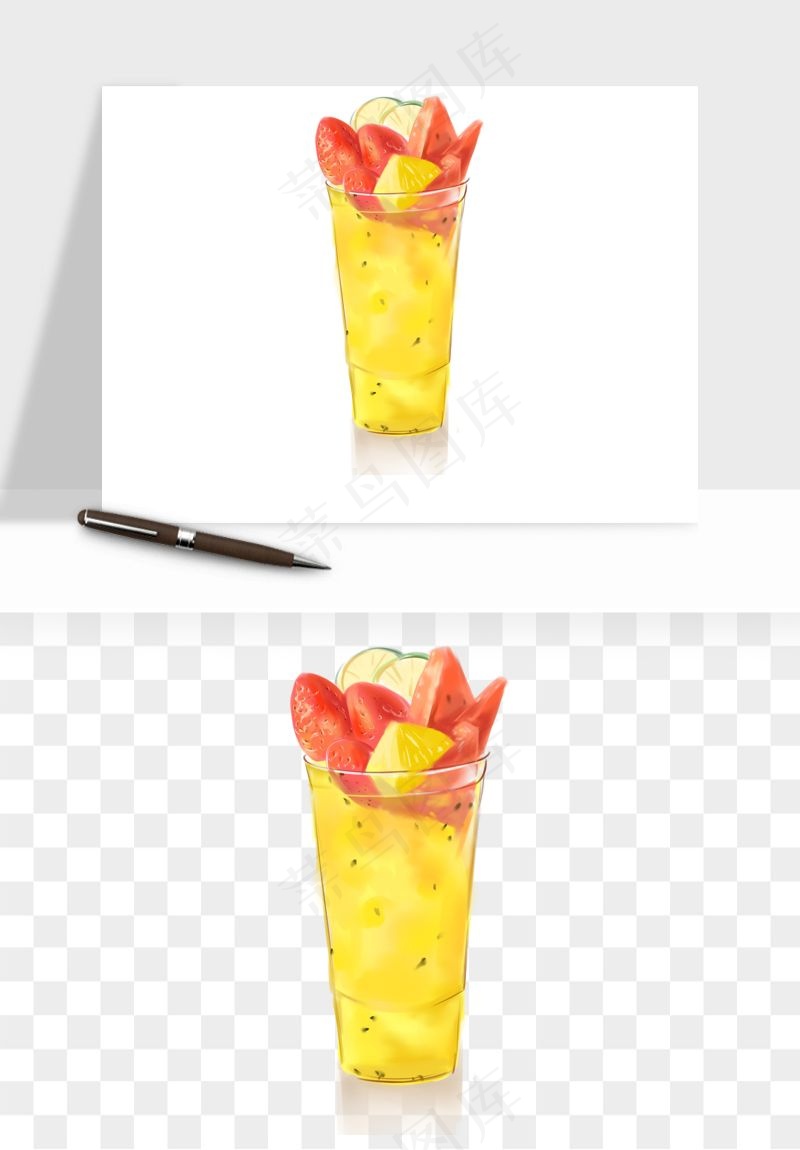 冷饮品果汁饮料png免抠图