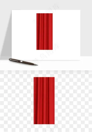 窗帘幕布帷幕png免抠