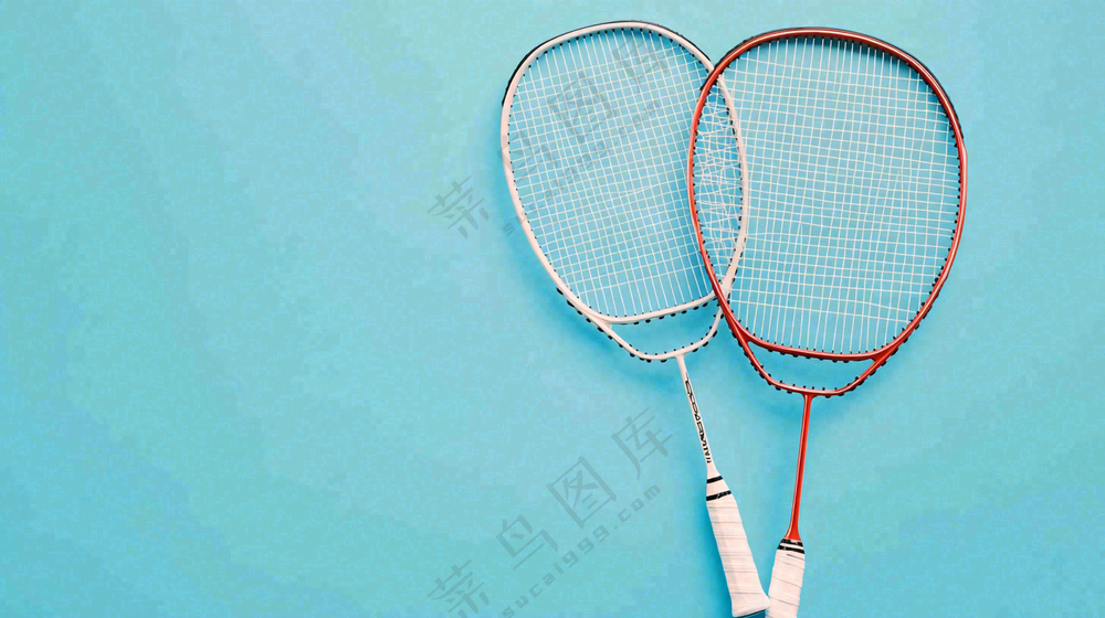 羽毛球竞技运动摄影图