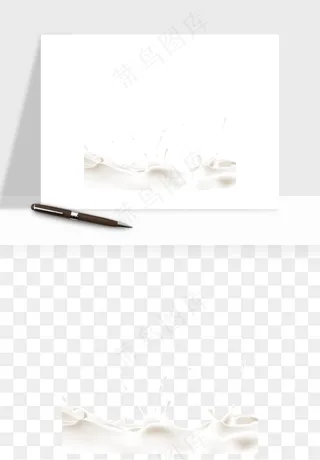 飞溅的牛奶牛奶杯元素png免抠