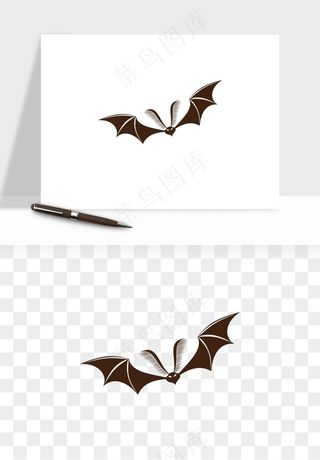 卡通蝙蝠png免抠