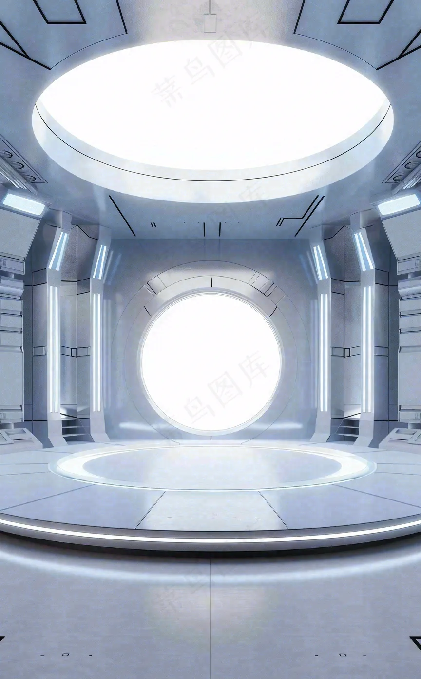 数码科技线光几何背景