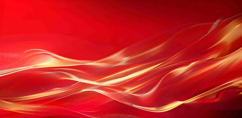 大红色丝绸纹理背景