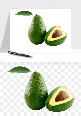 牛油果水果png免抠