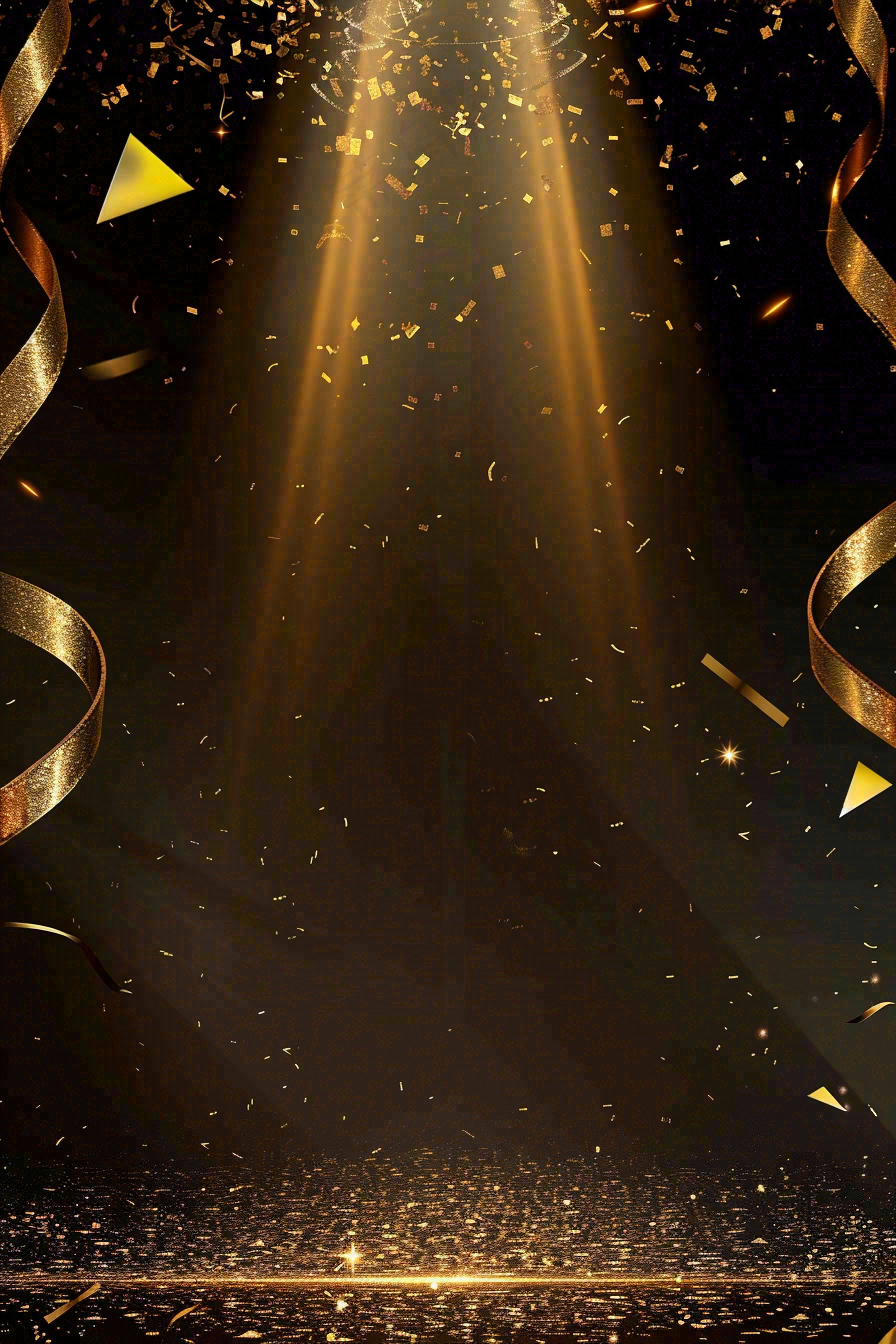 数码科技线光几何背景