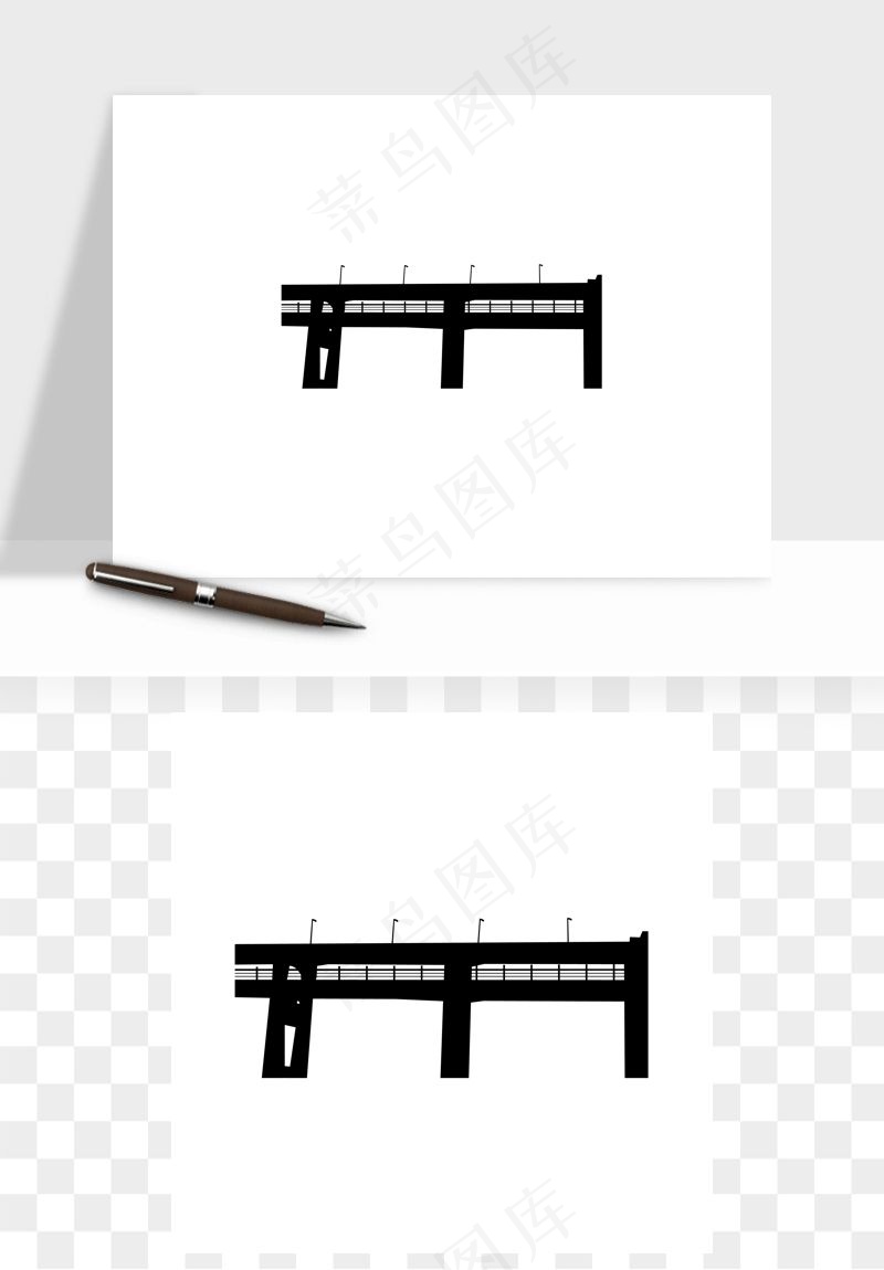 高架桥高速公路矢量