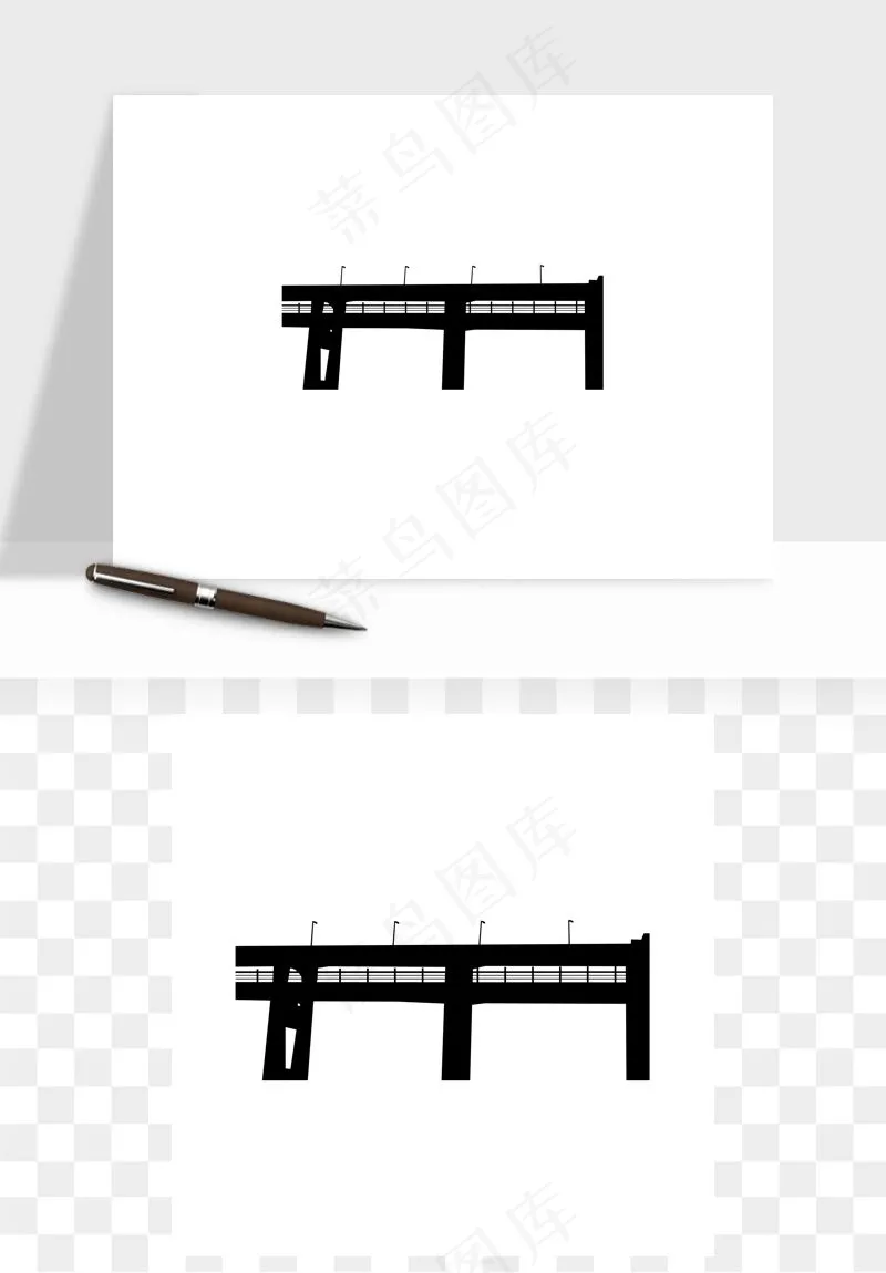 高架桥高速公路矢量
