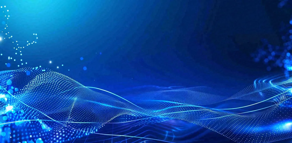 数码科技线光几何背景