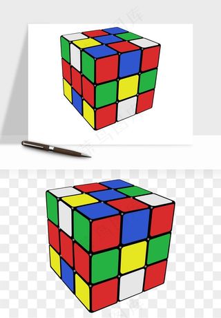 游戏魔方玩具png免抠