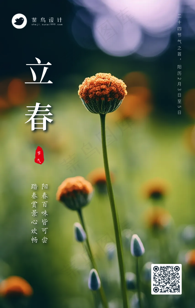 立春手机海报