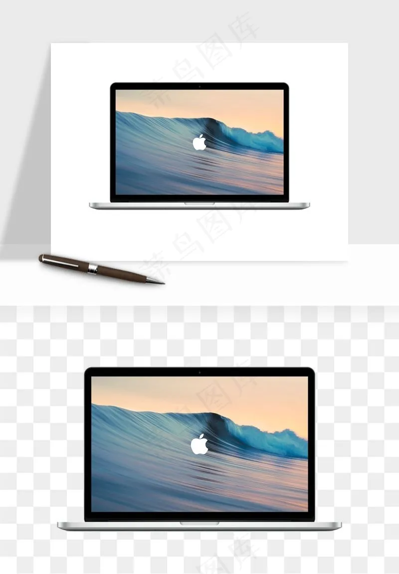 电脑笔记本平板png免抠