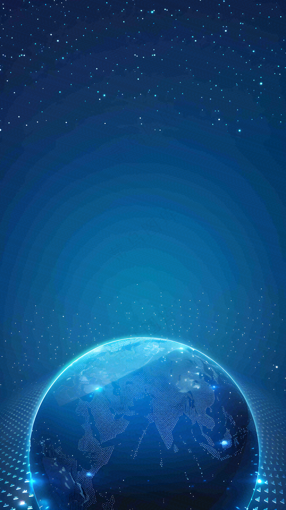 深蓝色科技背景