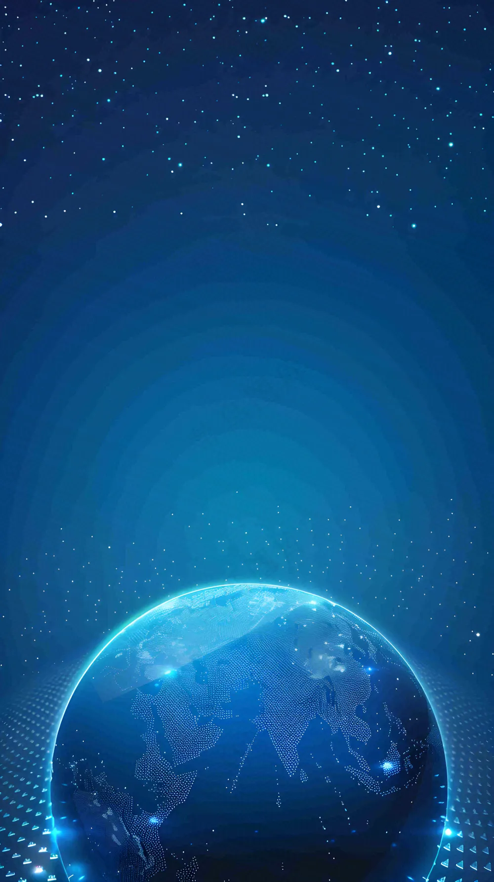 深蓝色科技背景