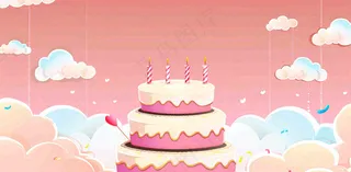 面包蛋糕甜点美食背景