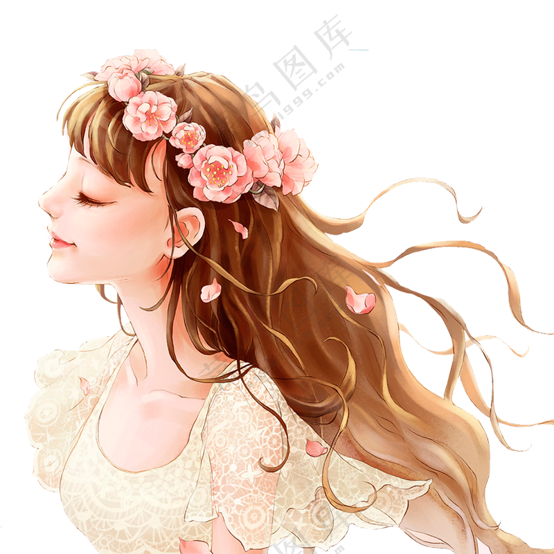 卡通女孩  漂亮女孩  女神  美女