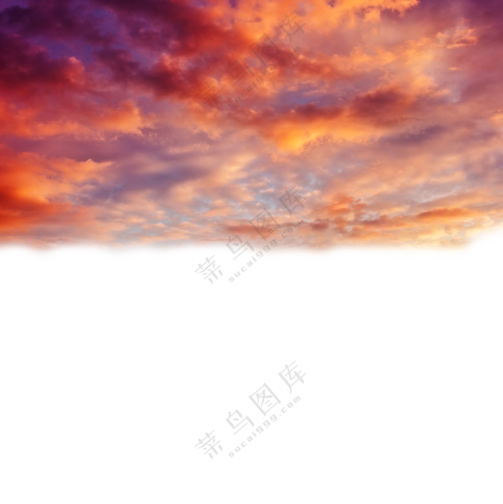 天空云彩自然风景元素免抠图片素材