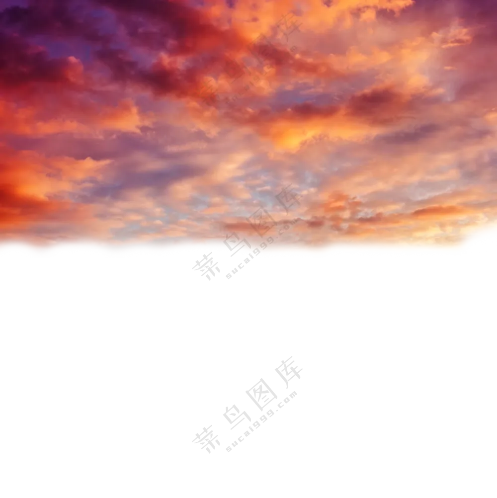 天空云彩自然风景元素免抠图片素材